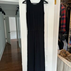 Theory Black Sleeveless Jumpsuit